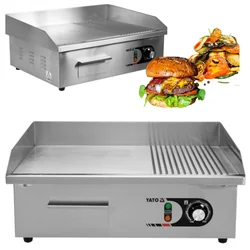 Placa Grill 2/3 Lisa 1/3 Acanalada 55 Cm Yato Yg-04586