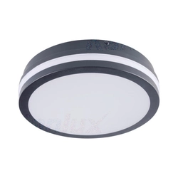 plafond BENO NW-O-GR 220mm 18W 4000K 1400lm IP54 rond gris