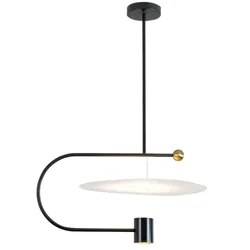 Plafonnier LED APP589-1CP Noir