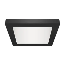 Plafonnier LED SMD OLGA LED D 18W NOIR CCT