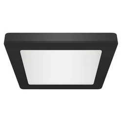 Plafonnier LED SMD OLGA LED D 24W NOIR CCT