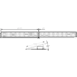 Plakanā jumta konstrukcija - horizontāla / balasta konstrukcija