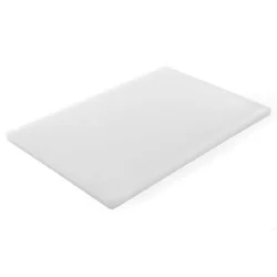 Planche à découper HACCP pour produits laitiers 600x400mm blanche - Hendi 825600