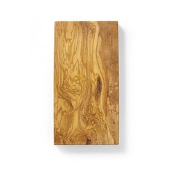 Planche de service rectangulaire en bois d'olivier 300x150x(H)18