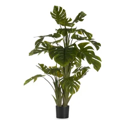 Planta Decorativa Monstera 105 x 150 x 105 cm Cor Verde Plástico Ferro Fio