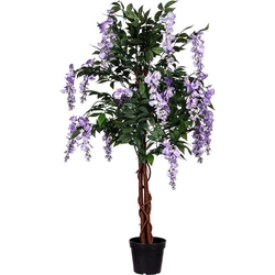 PLANTASIA Τεχνητή wisteria 120 cm, μπλε-βιολετί άνθη