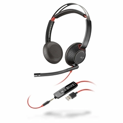 Plantronics-hoofdtelefoon met microfoon 207576-01 Zwart