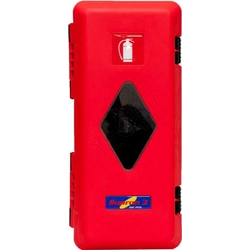Plastic cabinet for 6-9 kg fire extinguisher - with a window