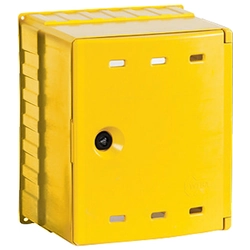 Plastová ventilová skříň, vstřikování,300x340x200-żółta