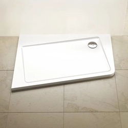 Plato de ducha de fundición Ravak Asymetric Pro 10°, 120x90 L blanco