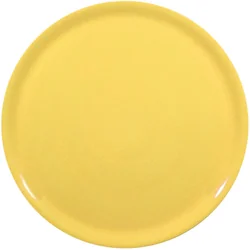 Plato para pizza de porcelana especial, amarillo, diámetro. 31 cm - establecer 6 uds.