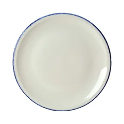 Plato Pizza Moteado Azul 320 mm