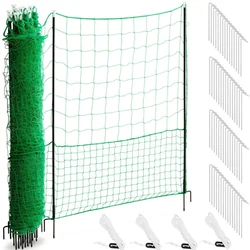 Pletivový chovný bezpečnostný plot pre hydinové sliepky 1,25 x 50 m