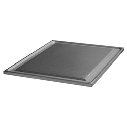 PLF/2 ﻿﻿Plaque lisse pour grille - double