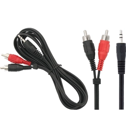 PLUG σύνδεσης 3,5ST-2xWTYK RCA 1,5m