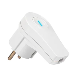 Plug WT-16WŁ angled white