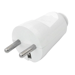 Plug WT-30 straight white 1 Piece