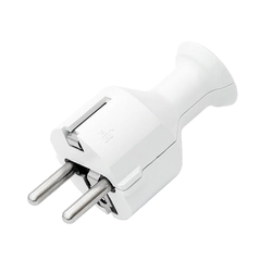 Plug WT-40 straight white 1 Piece