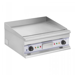 Płyta grillowa - 60 cm - gładka - 2 x 4000 W ROYAL CATERING 10010389 RCG 60S