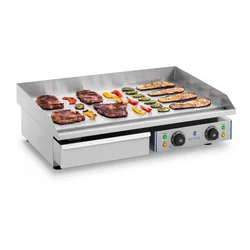 Płyta grillowa - 72,5 cm - gładka - 2 x 2200 W ROYAL CATERING 10010251 RCEG 75