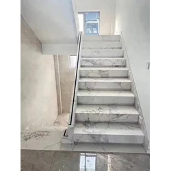 Płytki na schody 120x30 BIAŁY KAMIEŃ mat ŻYŁKI