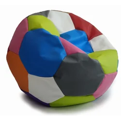 Poef Kleurrijke bal Fauteuil Voetbaltas 65 cm