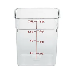 Pojemnik z poliwęglanu Cambro Camwear 7,6 l 215x215x230 mm