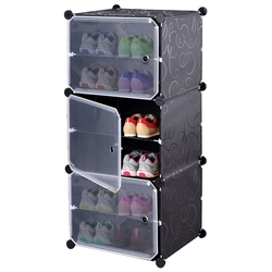 POLA modular wardrobe cabinet black