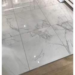 Polished stoneware WHITE MARBLE 60x60 CARRARA grade I