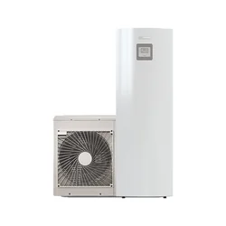 Pompă de căldură divizată Bosch Compress 3000 AWS 13 M 14.2 kW echipată cu un rezervor 190 l