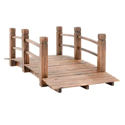 Ponte de madeira para jardim