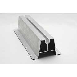 Ponte trapezoidal + EPDM 70x400 ranhura mm e porca quadrada Alumínio