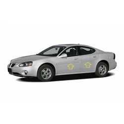 Pontiac Grand Prix 2004-200 - Benzi laterale de protecție cromate pentru uși