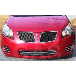 Pontiac Vibe - Bandes chromées, calandre chromée, réglage du pare-chocs factice