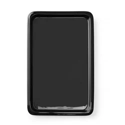 Porcelain Tray GN 2/4 Black 530x163 mm Fine Dine 783467