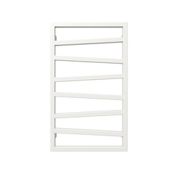 Porta asciugamano Terma ZigZag, 835x500 bianco opaco RAL9016