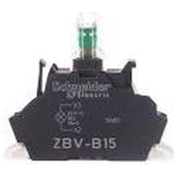 Portalámparas LED Schneider Electric Blanco 24V AC/DC con conector (ZBVB15)