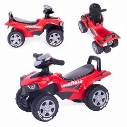 Porteur quad Goodyear, volant interactif, sons rouges