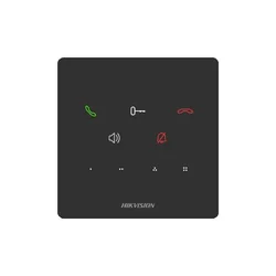 Post de interior pentru videointerfon comunicare TCP/IP 9 butoane cu touch microfon difuzor PoE Hikvision - DS-KH6000-E1