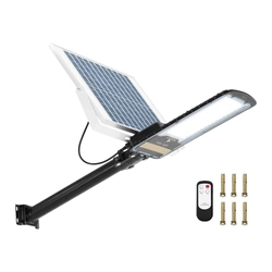 Poste de luz solar, 100 W, sensor crepuscular | HT-SLED-100A