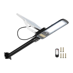 Poste de luz solar, 80 W, sensor crepuscular | HT-SLED-300A