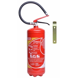 Powder fire extinguisher 6 kg GP6x with a hanger, Type: PDE6 Gloria