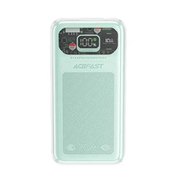 Powerbank 10000mAh Sparkling Series gyorstöltés 30W zöld