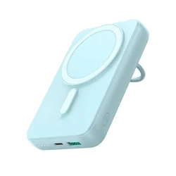 Powerbank wireless 10000mAh con caricabatterie induttivo 20W MagSafe, blu