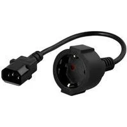 PowerWalker Adapter IEC C14 till Schuko (91015003)