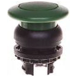 Πράσινο κουμπί Eaton Mushroom με περιγραφή με επιστροφή ελατηρίου (216723)
