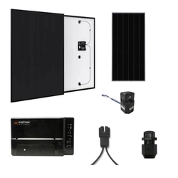 Prémiový třífázový fotovoltaický systém 10KW, Sunpower panely 3AC včetně mikroinvertoru Enphase