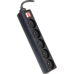 PremiumCord power strip 5 sockets 5 m black (ppa5k-05bk)