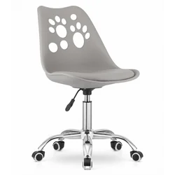 PRINT swivel chair - gray