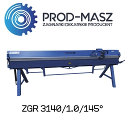 PROD-MASZ bending machine 3140mm For sheet steel max 1.0mm ZGR bending machine 3140/1.0/145°